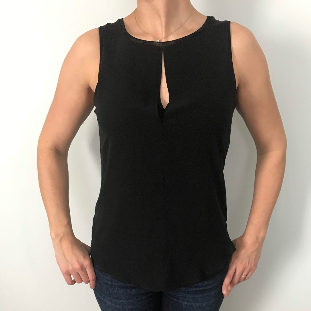 Ann Taylor :: Black Sleeveless Top :: Size Small :: NWT